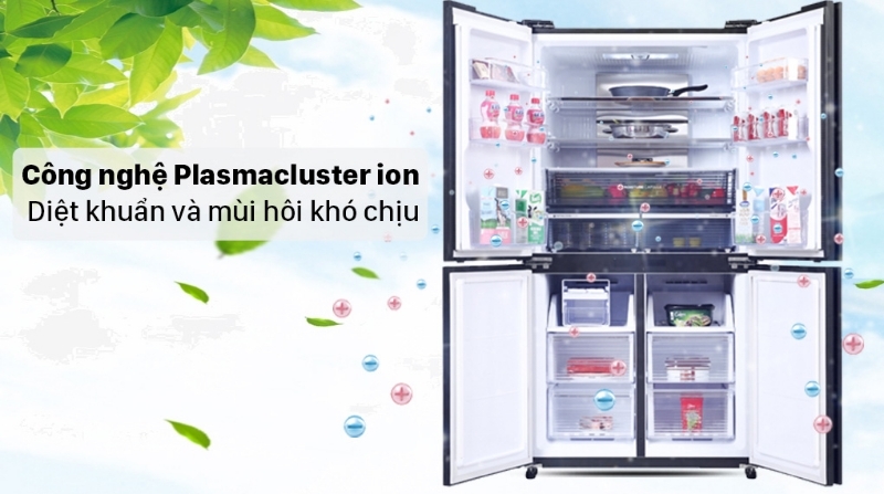 Tủ lạnh Sharp 572 lít SJ-FXP650VG-SL 5 Tủ lạnh Sharp 572 lít SJ-FXP650VG-SL
