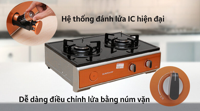 Bếp gas Sunhouse SHB 2011A Bếp gas Sunhouse SHB 2011A
