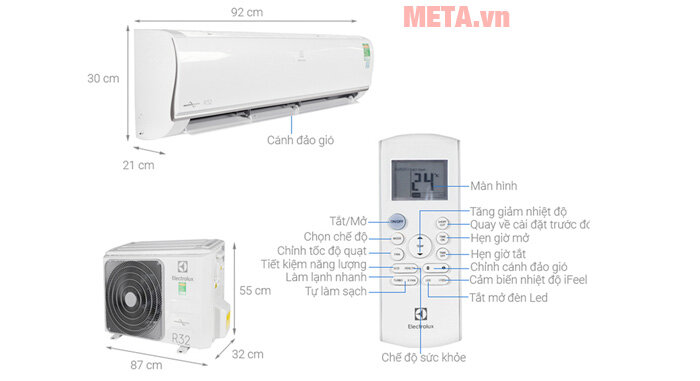 Máy lạnh Electrolux Inverter 2 HP ESV18CRO-A1