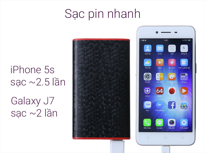 Pin sạc dự phòng 7.500 mAh eSaver Safari 3 Pin sạc dự phòng 7.500 mAh eSaver Safari 3