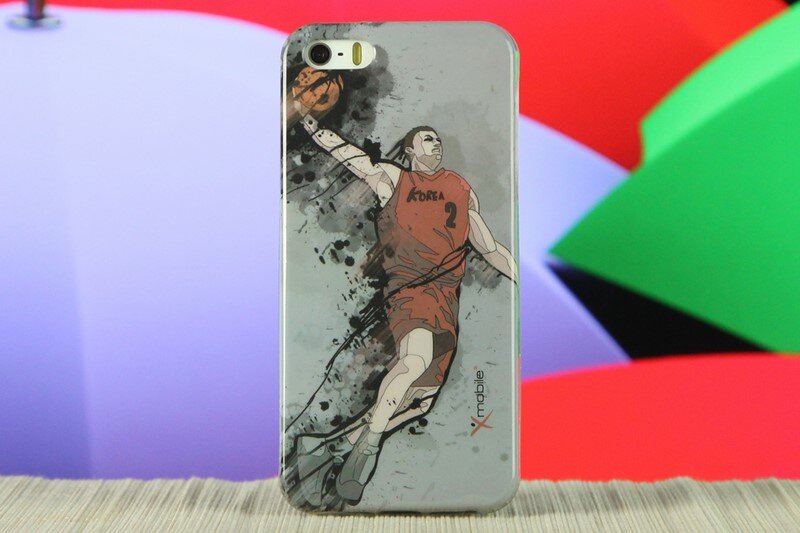 Ốp lưng iPhone 5 - 5S Nhựa dẻo dày Bóng rổ