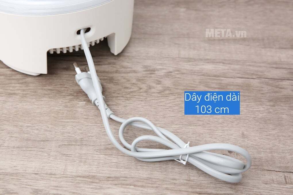Dây diện được gắn cố định vào máy Máy xay