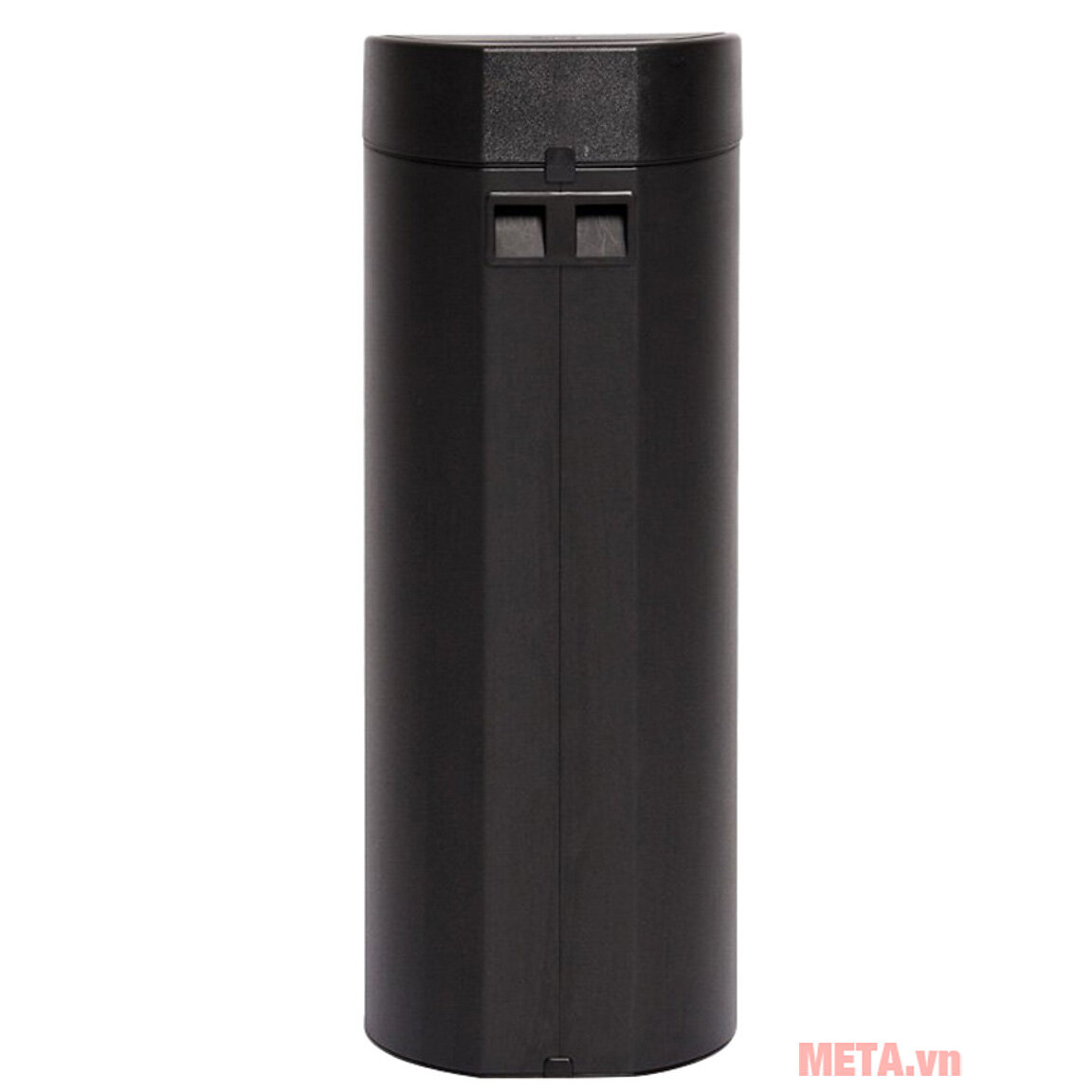 Thùng rác inox nhấn tròn lớn Fitis RTL1-903 - 15L (Đen)