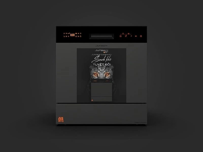 Máy rửa bát Junger Leopard DWJ-136-VG