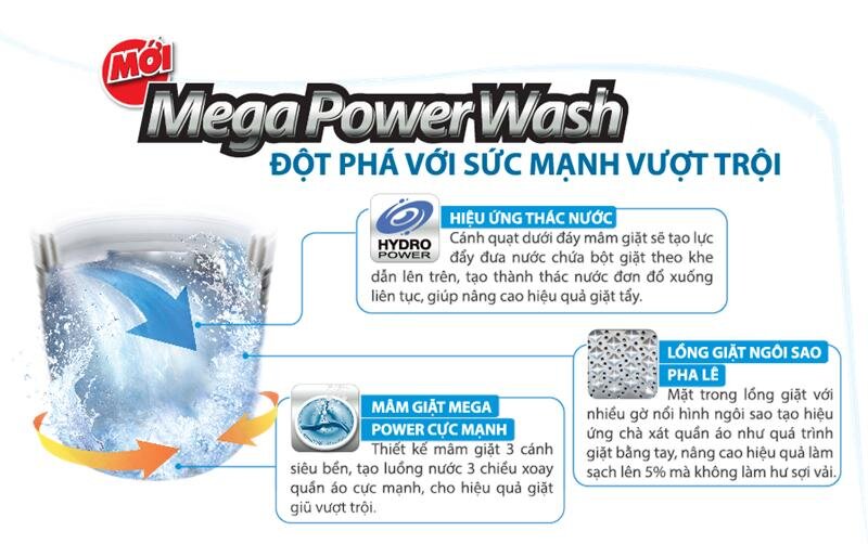 MÁY GIẶT 16 Kg TOSHIBA DME1700WV lồng đứng
