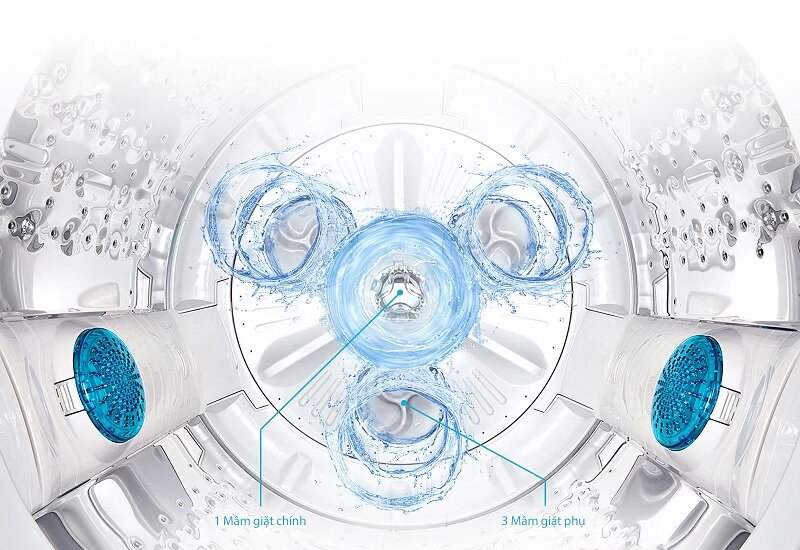 Máy giặt LG Inverter 9 kg T2109VSAB