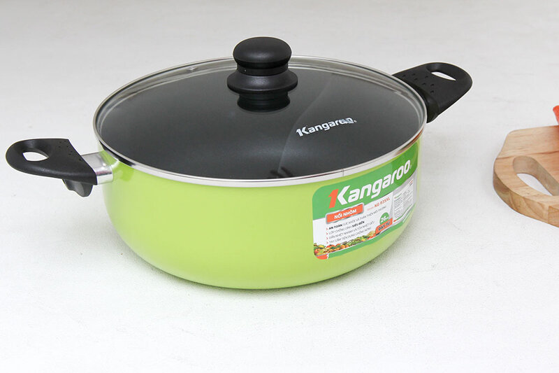 Nồi nhôm đáy từ chống dính 26 cm Kangaroo KG935XL Nồi nhôm đáy từ chống dính 26 cm Kangaroo KG935XL