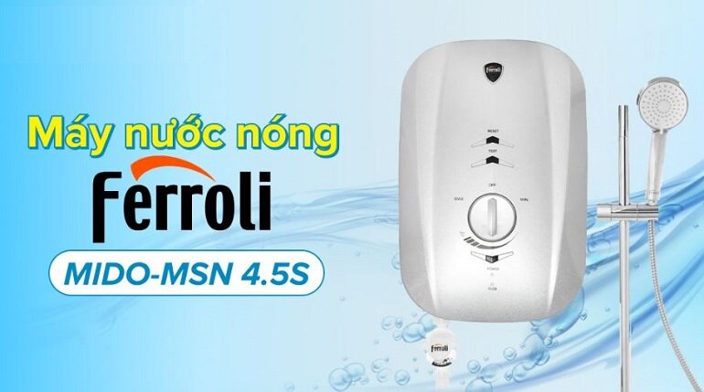  Bình nóng lạnh trực tiếp Ferroli MIDO-MSN 4.5S 4500W