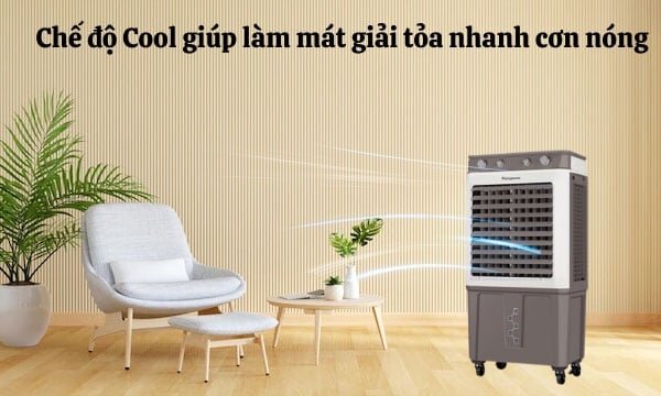 Máy làm mát không khí Kangaroo KG50F92 được trang bị chế độ Cool sử dụng 2 gel đá khô
