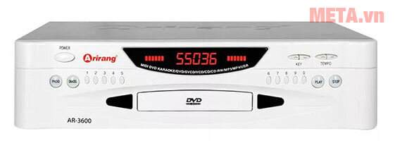 Đầu karaoke 5 số Arirang DVD AR-3600B (kèm 2 Micro)