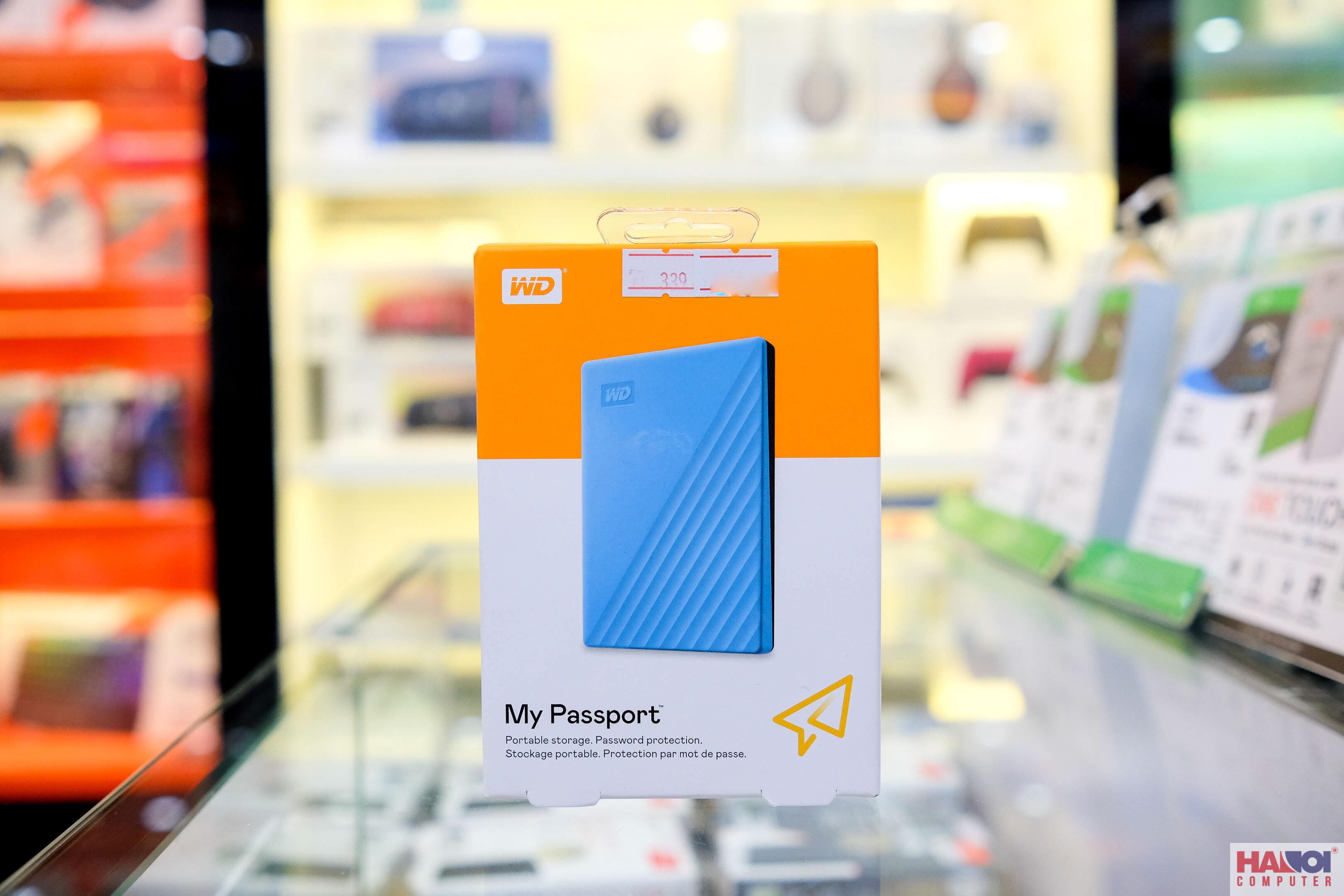 Ổ cứng gắn ngoài 2TB 2.5 inch WD My Passport WDBYVG0020BBL-WESN USB 3.2 màu xanh