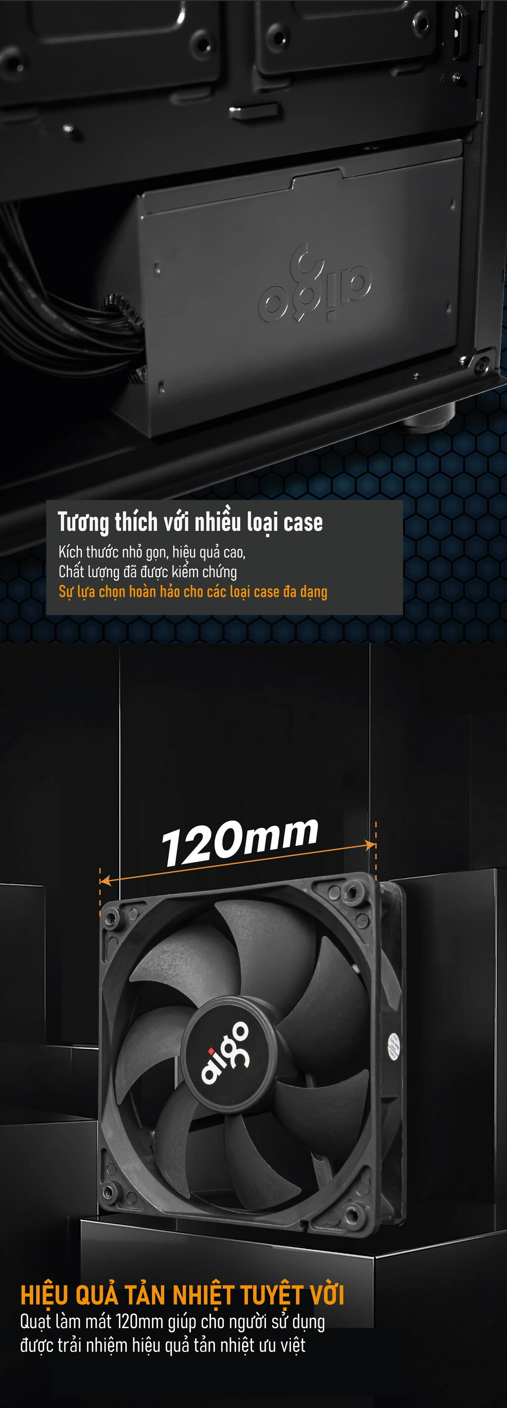 Nguồn máy tính AIGO GB650