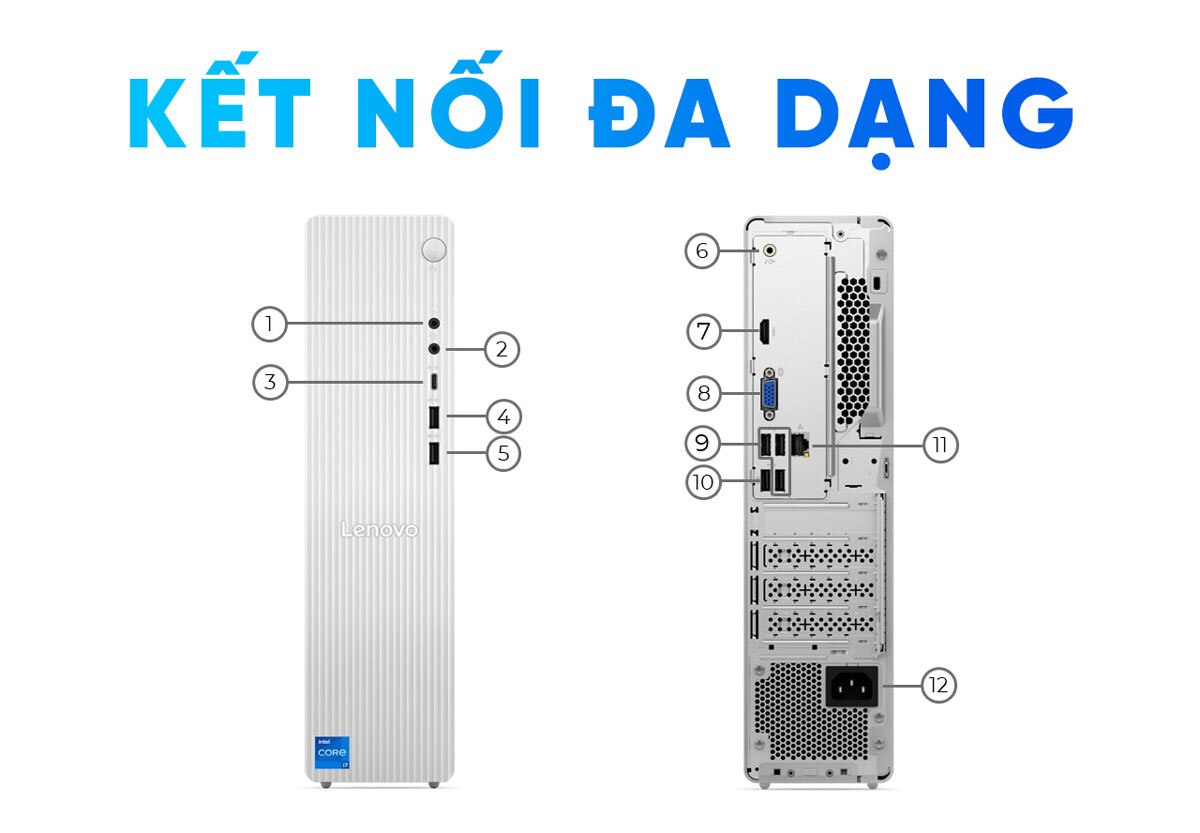PC văn phòng Lenovo IdeaCenter Tower (90XS002DVN)