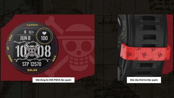 Mặt đồng hồ One Piece và quai cài độc quyền