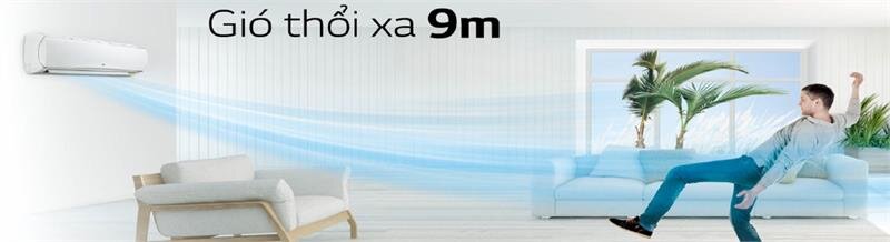 Điều hòa 1 chiều Inverter LG V13ENF 12.000BTU Dual Cool