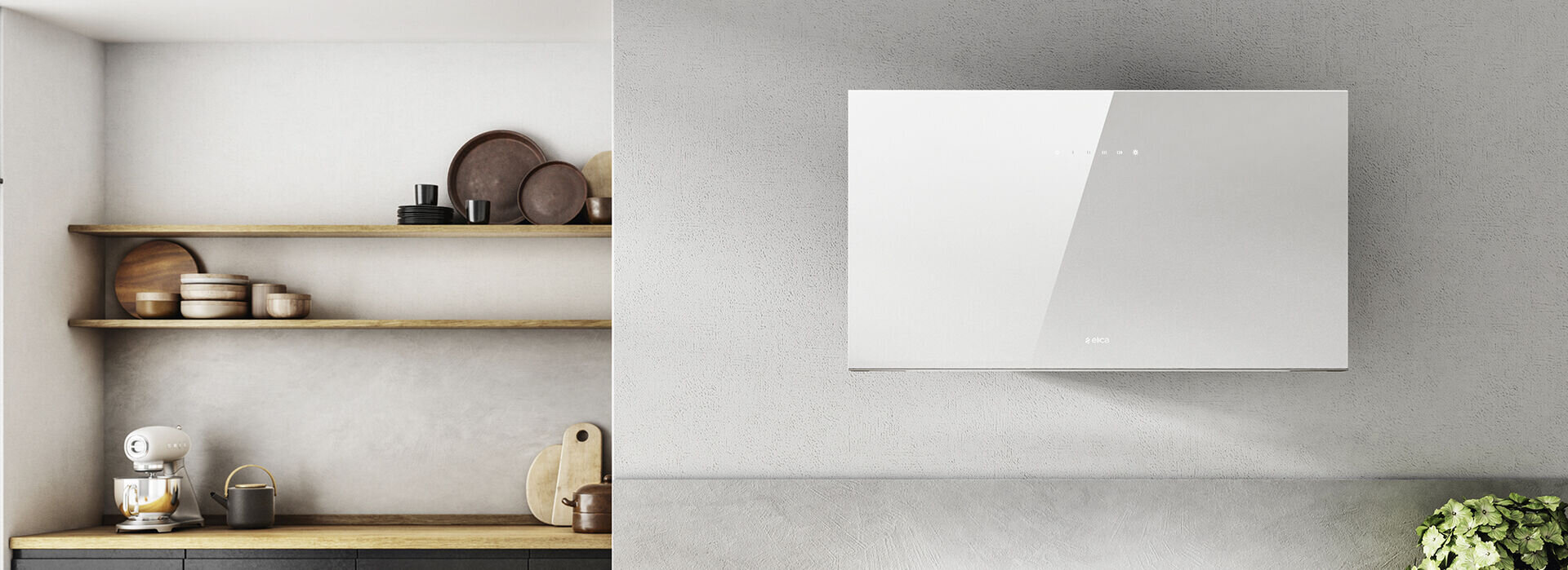 Máy hút mùi áp tường ELICA PLAT