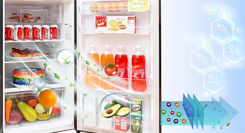 Tủ lạnh Mitsubishi Electric MR-FV28EM-PS-V - 231 Lít Inverter