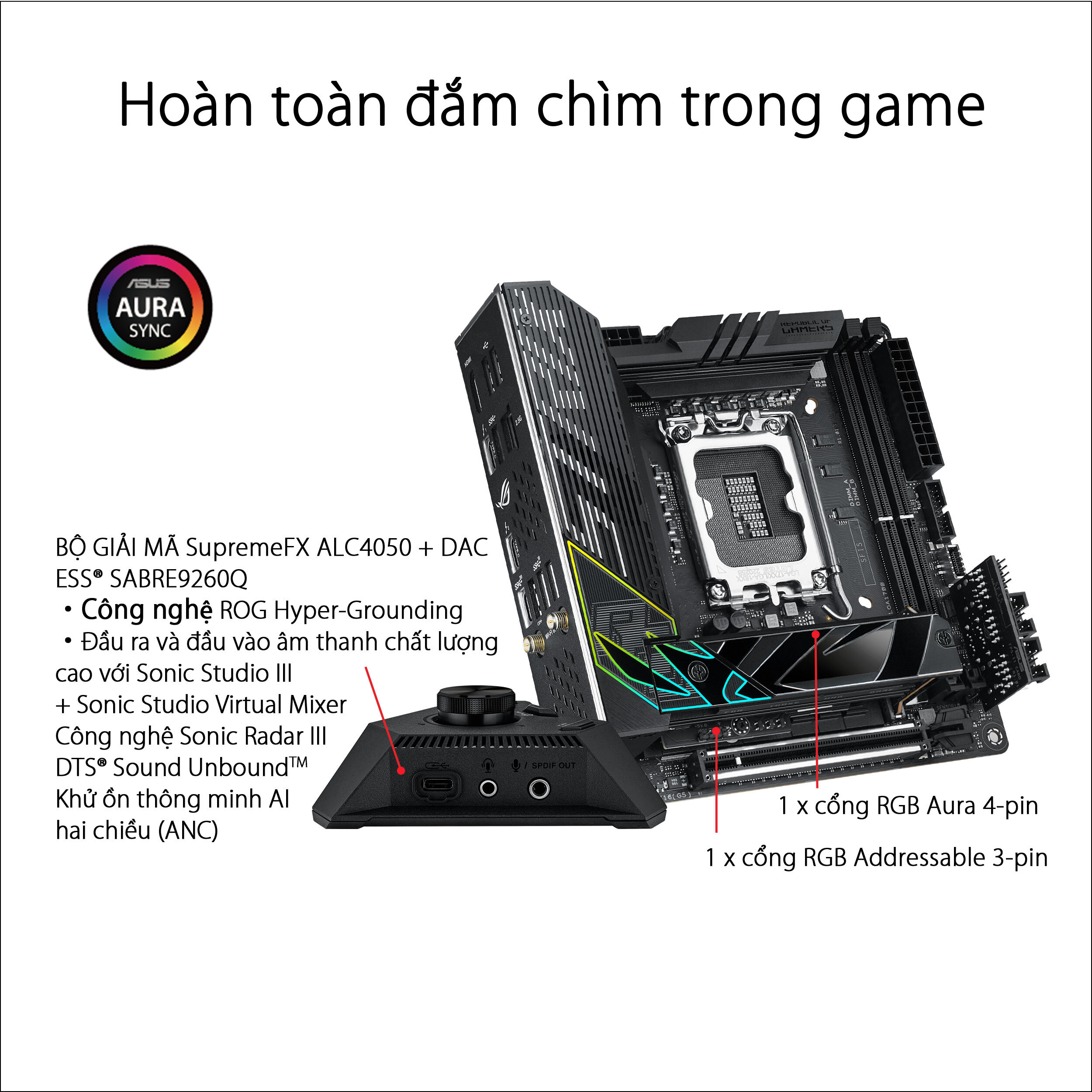Mainboard ASUS ROG STRIX Z790-I GAMING WIFI