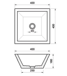 Lavabo đá marble tự nhiên Kanly MAR051i