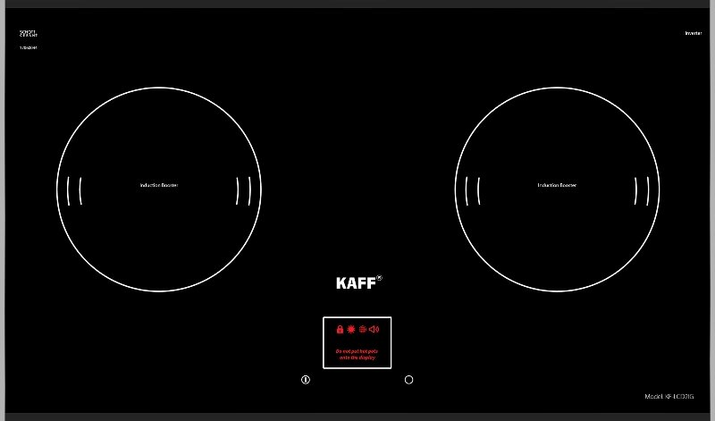 Bếp từ âm 2 vùng nấu Kaff KF-LCD2IG