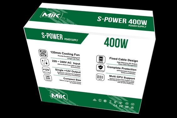 Bộ nguồn MIK S-Power 400 (400W)
