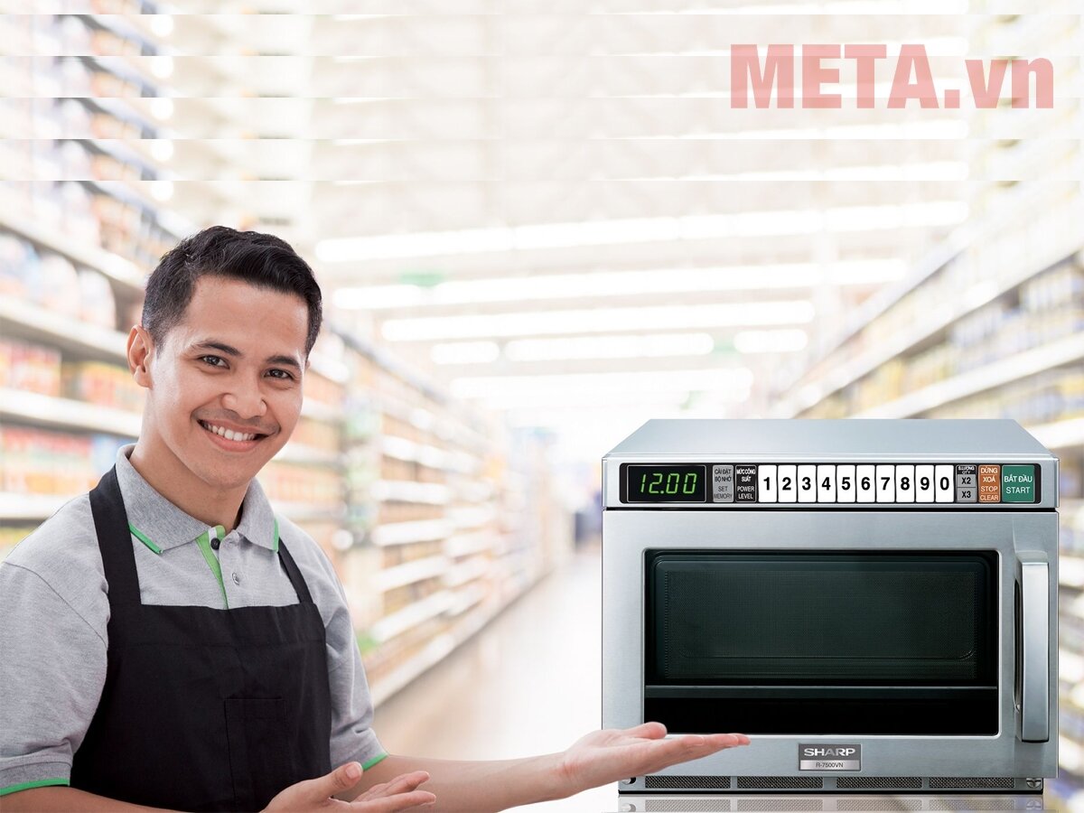 Lò vi sóng Sharp R-7500-VN - 19 lít