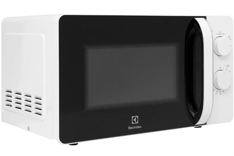 Lò vi sóng Electrolux EMM20K18GW được trang bị bảng điều khiển cơ đơn giản với núm vặn