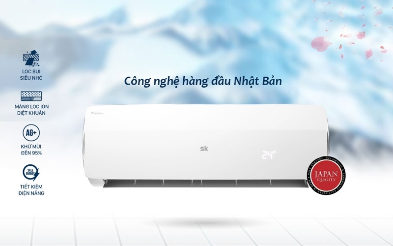 Điều hòa Sumikura 28.000 BTU 1 chiều inverter APS/APO-280DC 3 Điều hòa Sumikura Inverter APS/APO-280DC 28000BTU 1 chiều
