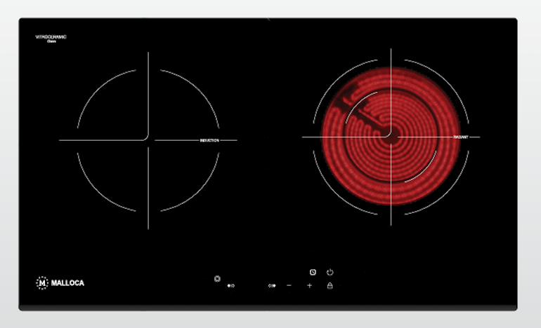 Bếp từ hồng ngoại âm 2 vùng nấu Malloca MH-7311IR