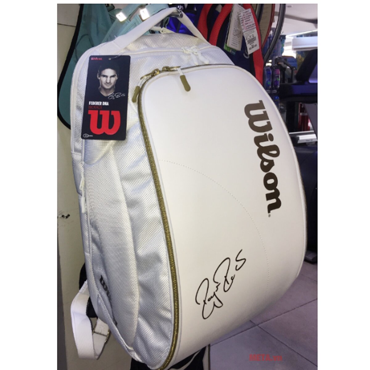 Balo tennis Wilson Federer DNA Backpack WR8004501001 Balo tennis Wilson Federer DNA Backpack WR8004501001