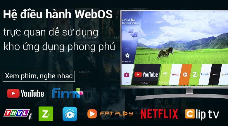 Smart Tivi LG 65 inch 65UK7500PTA, 4K Active HDR, ThinQ AI