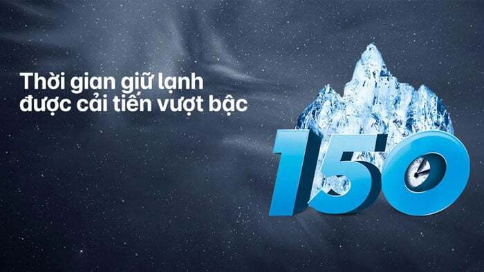 Tủ đông 1 ngăn AQUA AQF-C4001S có thể lưu trữ thực phẩm tới 150 giờ khi mất điện Tủ đông 1 ngăn AQUA AQF-C4001S có thể lưu trữ thực phẩm tới 150 giờ khi mất điện