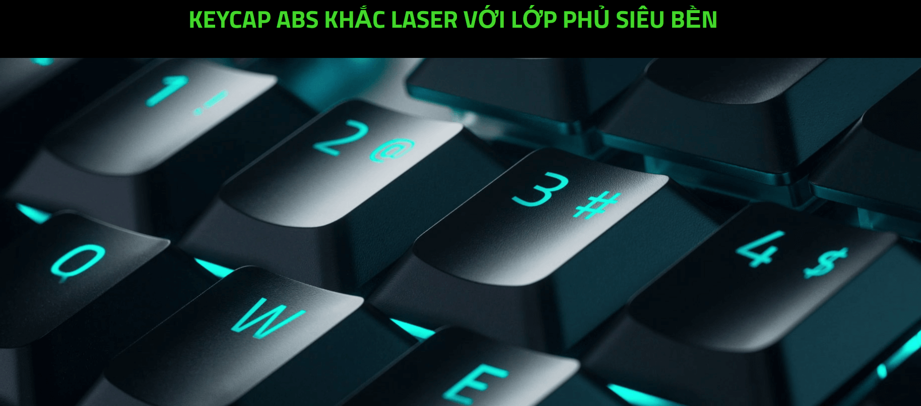 Bàn phím game Razer DeathStalker V2 Low Profile Optical (RGB/USB/Linear Red sw) (RZ03-04500100-R3M1) 6