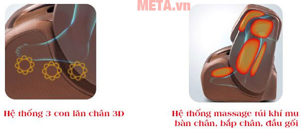 Máy massage chân thông minh Max-646 Plus