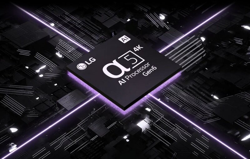 Smart tivi QNED LG 4K 43 inch 43QNED75SRA bộ vi xử lý