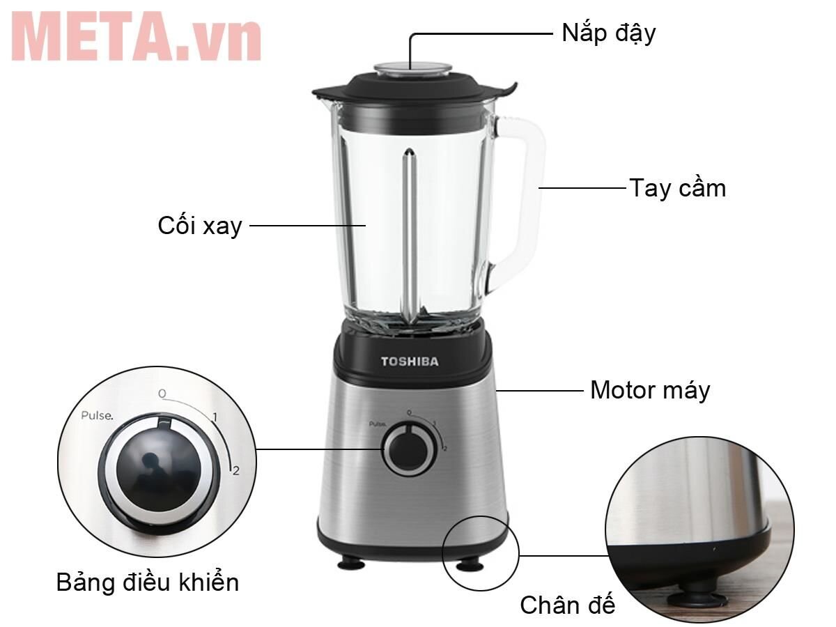 Máy xay sinh tố Toshiba BL-T100G