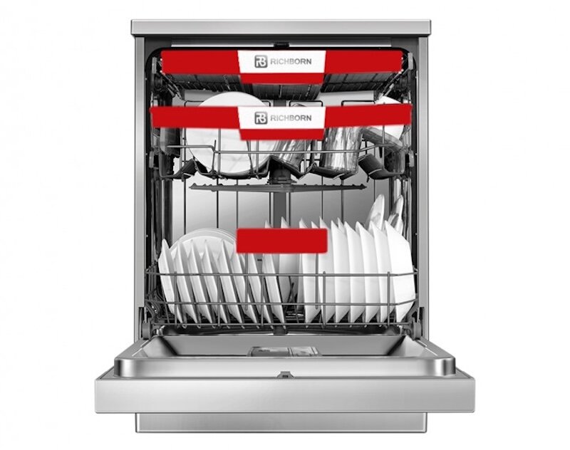Máy rửa bát 14 bộ Richborn RDS6085FMS được trang bị 7 chương trình rửa đa dạng