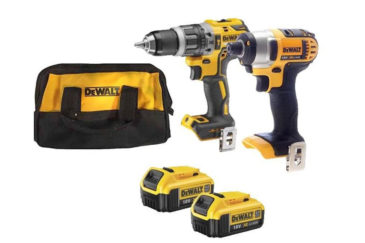 Combo DCD796/DCF885/2pin 4Ah/DCB115/túi vải STL Dewalt CB885796M2
