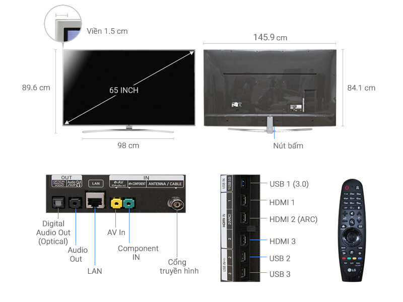 Smart Tivi LG 65 inch 65UH770T Smart Tivi LG 65 inch 65UH770T