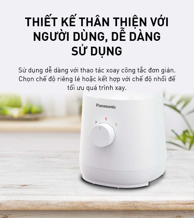 Máy xay sinh tố Panasonic có chế độ nhồi Máy xay sinh tố Panasonic