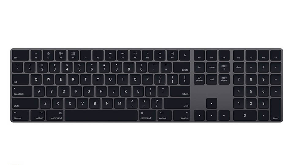 Bàn phím Apple Magic with Numeric Keypad – US English (MRMH2ZA/A) (Xám)2
