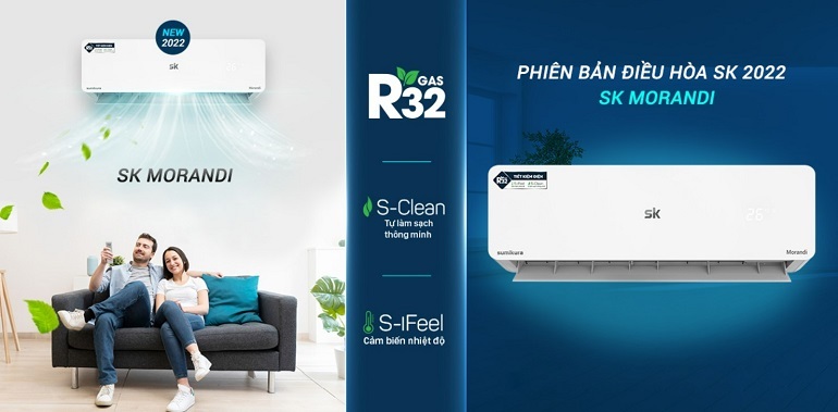 Điều hòa Sumikura 18000 BTU 1 chiều APS/APO-180.Morandi gas R-32 Điều hòa Sumikura 18000 BTU 1 chiều APS/APO-180.Morandi gas R-32