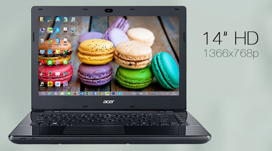 Acer Aspire E5 471 i3 4005U/4G/500G/Win8.1/Không DVD