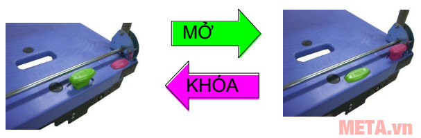 Xe đẩy hàng Nansin Nhật Bản DSK-301B2 (300kg) có khóa dừng