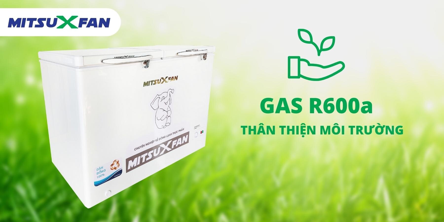 Tủ đông Mitsuxfan 1 ngăn 2800 lít MF1-2288A4