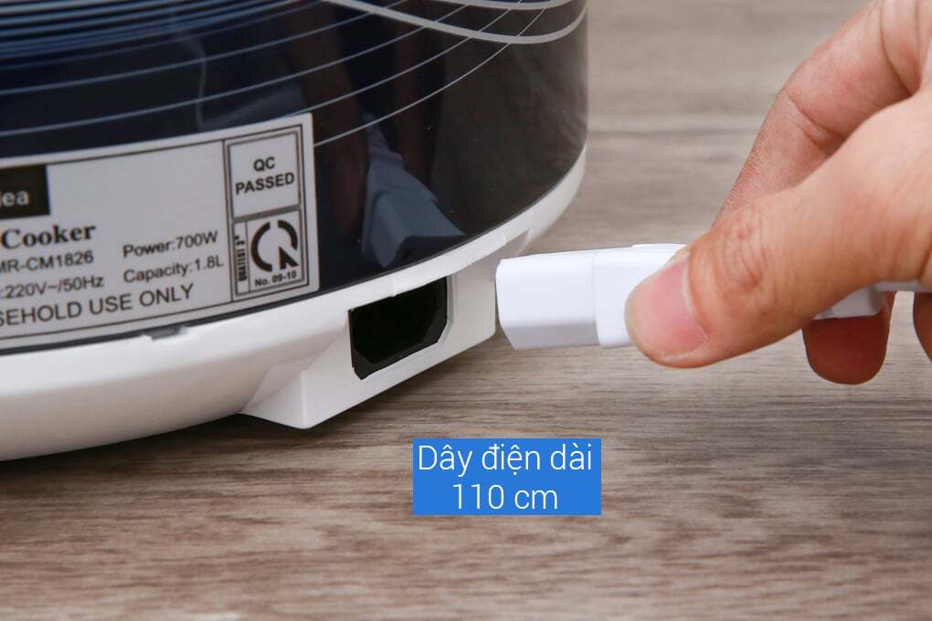 Dây điện dày 110cm Nồi cơm điện chống dính