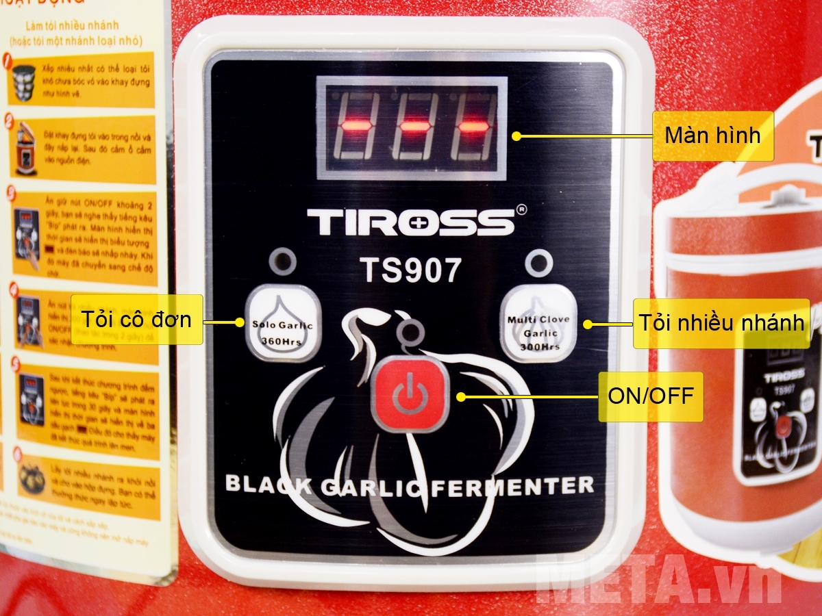 Máy làm tỏi đen Tiross TS907 (new 2018) Máy làm tỏi đen Tiross TS907 (new 2018)