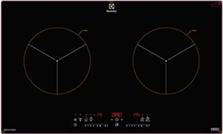 Bếp từ âm 2 vùng nấu Electrolux EHI7280BB