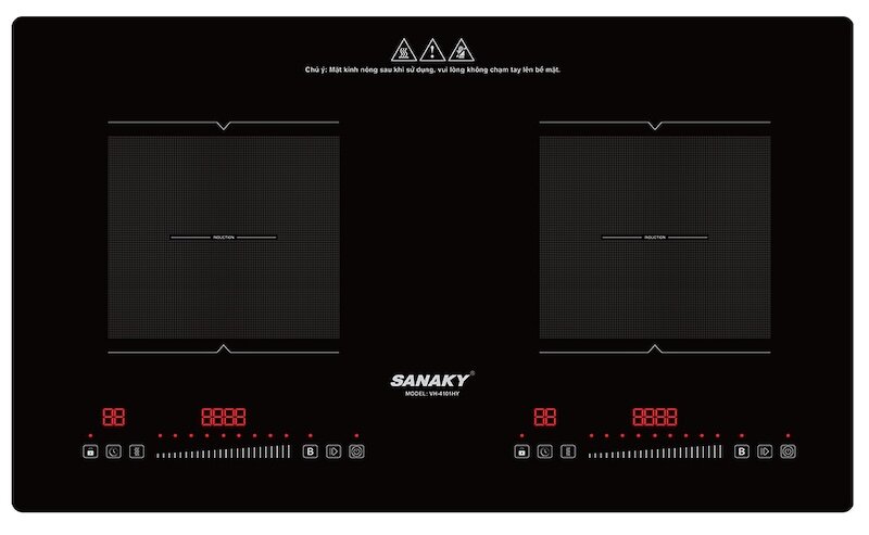 Bếp điện từ Sanaky VH-8101HY sở hữu thiết kế sang trọng
