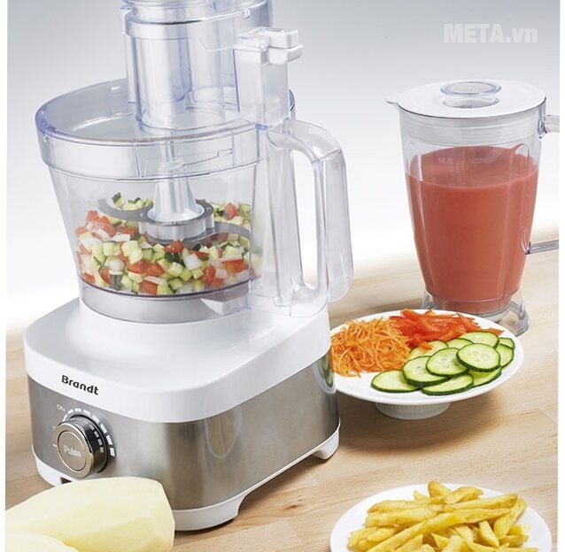 Máy xay, cắt thực phẩm đa năng Brandt ROB707BX